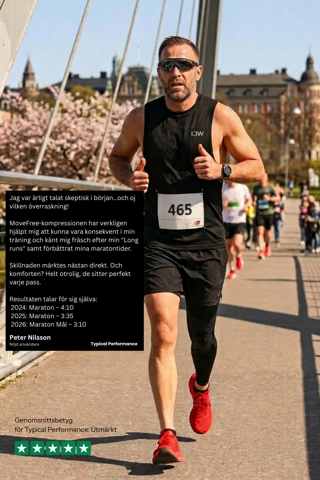 MoveFree™ - kompression för knän och ben